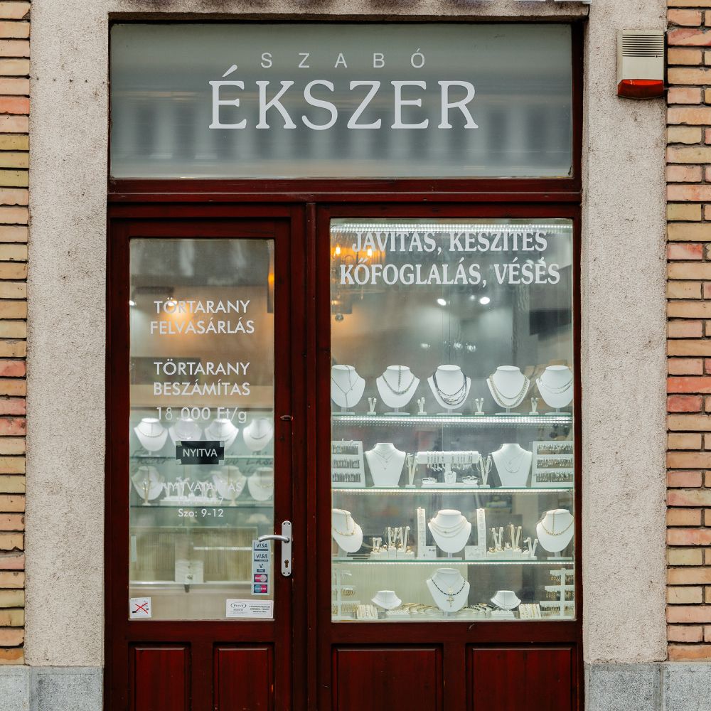 ékszerüzlet vác